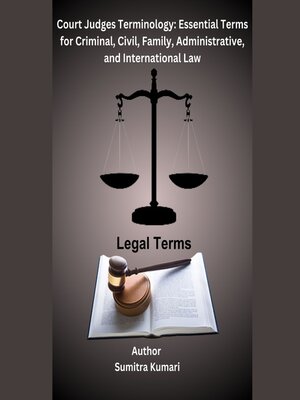 cover image of Court Judges Terminology